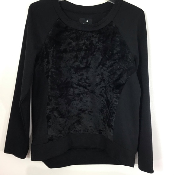 Elie Tahari Black Faux Fur Sweatshirt M - Picture 4 of 4